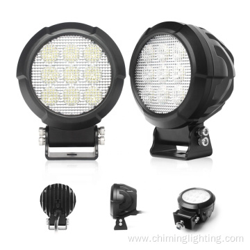 New arrive 12-24V 4.7Inch round 43w DT plug 9 Osram chip LED heavy duty agriculture work light